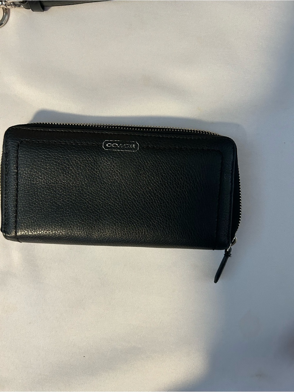Coach Black Leather Elle Hobo Shoulder Bag EUC Condition w/ Matching Wallet - Picture 6 of 7